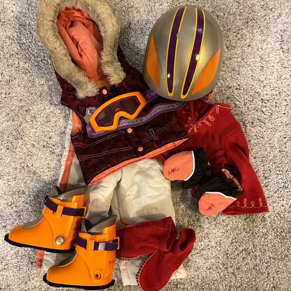 American girl ski outfit